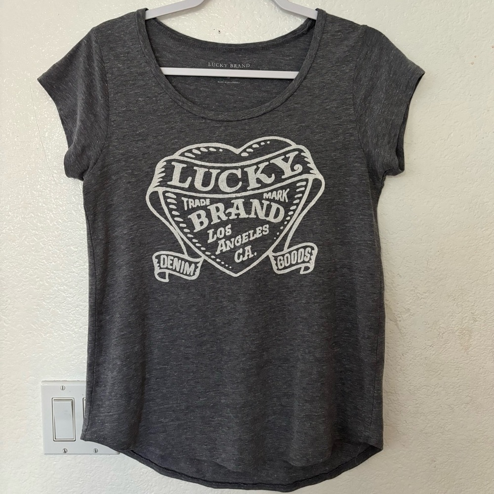 Lucky Brand tee gray - Picture 2 of 6